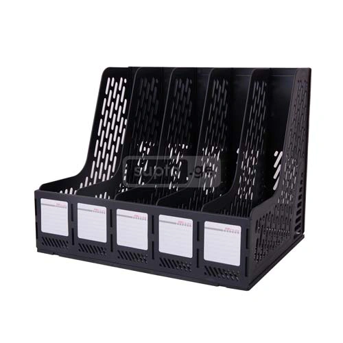 DELI-დელი პლასტმასის ვერტიკალური საქაღალდე თარო 5-განყოფილებიანი No.9838